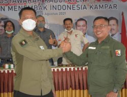 Muskab, Indra Pomi Kembali Jabat Ketua PERBAKIN Kampar