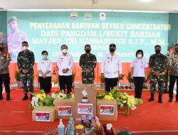 Pangdam I/BB Serahkan Bantuan Oxygen Concentator di RSU Dr. Thomsen Nias