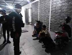 Tim PRC Dit Samapta Polda Kalbar Grebek Pesta Sabu di Pontianak