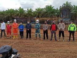 Tinjau Tumpahan Minyak Eks PT SPE, Simak Perintah Tegas Kapolres Rohul