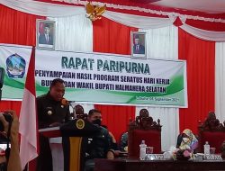 Begini Hasil Pencapaian Program 100 Hari Kerja Bupati dan Wakil Bupati Halsel