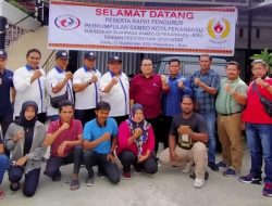 Rapat Persiapan PelantikanCabang Olahraga PERSAMBI Kota Pekanbaru