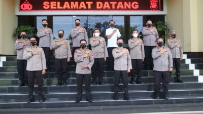Aslog Kapolri Tinjau Langsung Pembangunan Laboraturium Forensik di Kubu Raya