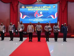 Di HUT Polantas Ke 66, Sat Lantas Polres Rohul Terima Penghargaan Dari Kapolda Riau