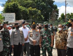 Kapolda Sumatera Utara dan Kasdam I Bukit Barisan Tinjau Sejumlah TPS di Humbahas