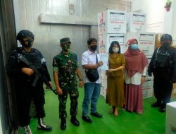 Brimob Polda Sumut Kawal Vaksin Pfizer Menuju Dinkes Provinsi Sumut