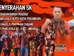 Terima SK, Adri S Nakhodai PC B2P3 Pekanbaru