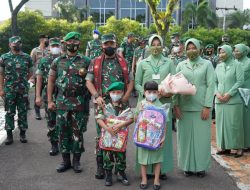 Seni Membagi Waktu Antara Tugas dan Cinta Keluarga, Kunker Pangdam I/BB Ke Yonif 133/ Yudha Sakti