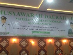 Dalam Musda MUI Ke VII, Akbarizan Kembali Terpilih Menjadi Ketua Umum MUI Kota Pekanbaru Periode 2022-2027, Berikut Harapan Akbarizan
