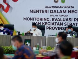 Wakil Bupati Pelalawan Hadiri Monitoring, Evaluasi Program dan Kegiatan Strategis Provinsi Riau
