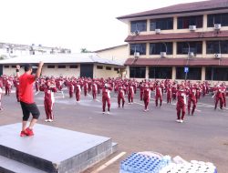 Kapolda Sumsel : Olahraga Dengan Senam Bersama Guna Menambah Kebugaran dan Kesehatan Personil