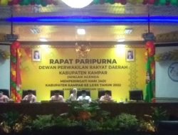 Rapat Paripurna Dalam Rangka HUT Kampar Ke – 72, Berikut Pencapaiannya