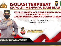 Kapolri Jenderal Listyo Sigit Kunjungi Riau, Hari Ini Tinjau Isoter