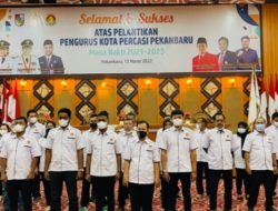 Bendahara PWMOI Pekanbaru, Dilantik Jadi Ketua Percasi Kota Pekanbaru Periode 2021-2025