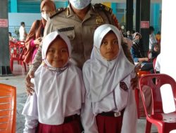 SDN 105 Pekanbaru Mengadakan Vaksin ke 2, Berikut Kata Kepsek dan Kapolsek