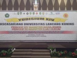 Yudisium XIV Program Pasca Sarjana Universitas Lancang Kuning, Berikut Kata Direktur Pascasarjana Unilak