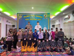 Safari Ramadhan Ketua DPD KNPI Riau Fuad Santoso Bersama Polres Dumai