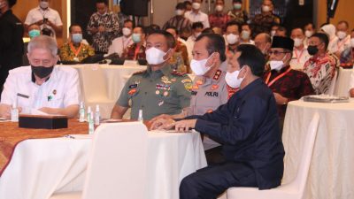 Gubernur Sumsel Herman Deru didampingi Kapolda Sumsel Irjen Pol Drs. Toni Harmanto, MH Musrenbang RKPD Provinsi Sumsel Tahun 2023