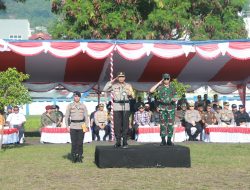 Apel Gelar Pasukan, TNI-Polri siap Amankan Nataru di Maluku Utara