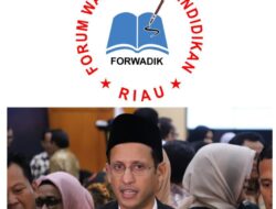 Menteri Pendidikan RI Nadiem Makarim Ucapan Selamat HUT Forwadik Riau
