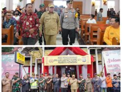 Pastikan Keamanan Nataru, Gubernur Riau dan Kapolda Tinjau Gereja Serta Pos Pengamanan