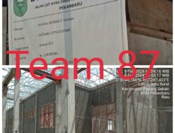 Pembangunan Gedung SMA Negeri 17 Pekanbaru Tahun 2023 Terbengkalai