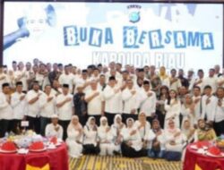 Terjalin Sinergitas Yang Baik, Polda Riau Berbuka Puasa Bersama Awak Media
