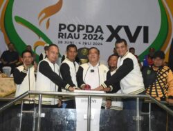 Kasiren Korem 031/WB Hadiri Pembukaan POPDA XVI Tahun 2024