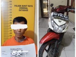 Curi Motor Di Depan Kedai Kopi, Seorang Pria Ditangkap Polisi