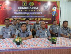 Tingkatkan Kewaspadaan Jelang Nataru, Lapas Pekanbaru Ikuti Pengarahan Dirpamintel