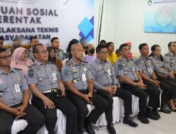 Lapas Pekanbaru Serahkan Bantuan Sosial Serentak dan Panen Raya UPT Pemasyarakatan Seluruh Indonesia