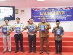 Dirlantas Polda Riau Pimpin langsung Launching Sekolah Percontohan Tertib Berlalu Lintas Tahun 2025 Ditlantas Polda Riau