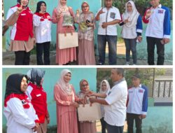 DPW Perempuan LSM LIRA Riau Serahkan Bantuan Baju Seragam Untuk Kader Posyandu RW 19
