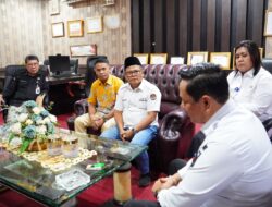 KPU Provinsi Riau Lakukan Audiensi dengan Kesbangpol Provinsi Riau Bahas Hibah dan Penguatan Pendidikan Pemilih