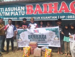 Kegiatan Sosial PWMOI Kuansing Ramadhan Berbagi, Serahkan Bahan Pokok Kepada Panti Asuhan Yatim Piatu