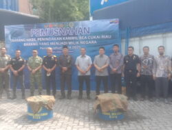 Bea Cukai Riau : Pemusnahan Barang Ilegal Capai Rp 44,8 Miliayar