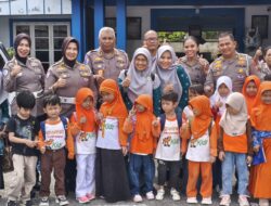 TK Artha Mauzia Haq dan TK Khalifah Apresiasi Budaya Tertib Lalu Lintas dan Cinta Lingkungan Sejak Usia Dini Oleh Ditlantas Polda Riau
