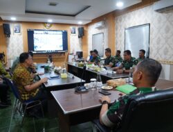 Aster Kasdam II/Swj Ikuti Rakornis TMMD ke-129 Tahun 2026 Secara Vicon Dipimpin Waaster Kasad
