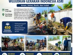 Arahan Presiden RI Gerakan Indonesia ASRI, Pemkab Rohil Terjukan 450 Personel Gabungan Aksi Gotong Royong Serentak