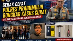 Gerak Cepat Polres Prabumulih Bongkar Kasus Curat, Pelaku dan Barang Bukti Diamankan