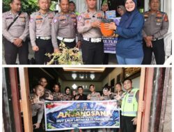 HUT Lantas ke-71, Ditlantas Polda Riau Sambangi Tiga Purna Bakti, Bawa Pesan Green Policing