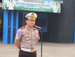 Dirlantas Polda Riau Pimpin Apel Pagi dan Pengecekan Kendaraan Patroli Jelang Ops Patuh Lancang Kuning 2026